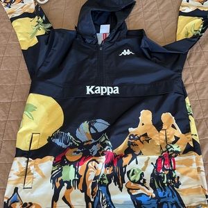 Kappa windbreaker + shorts